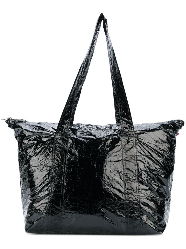 Sies Marjan Large Creased Tote - Black