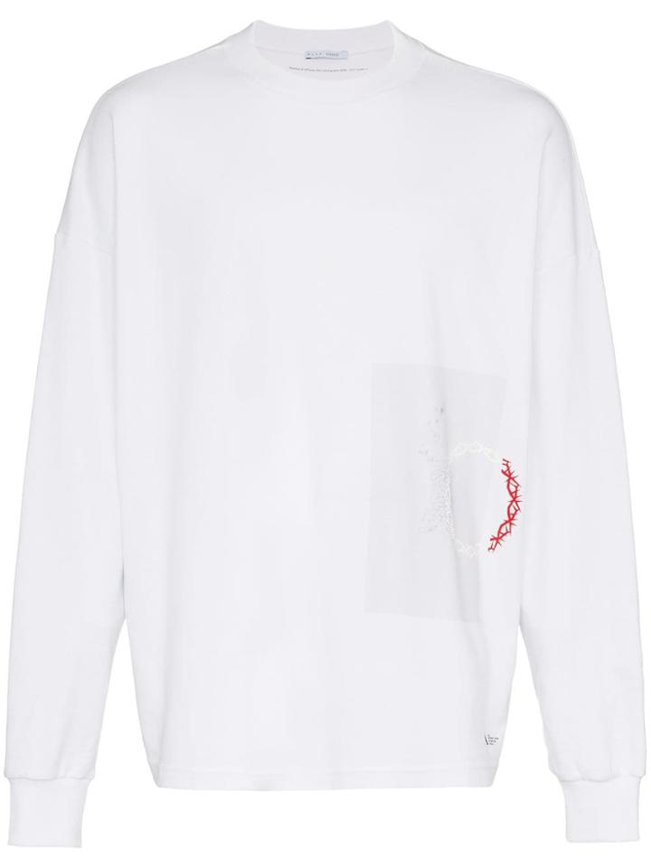 Alyx Dancing Girls Cotton Long Sleeve T-shirt - White