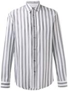 Maison Margiela Classic Striped Shirt, Size: 40, White, Cotton