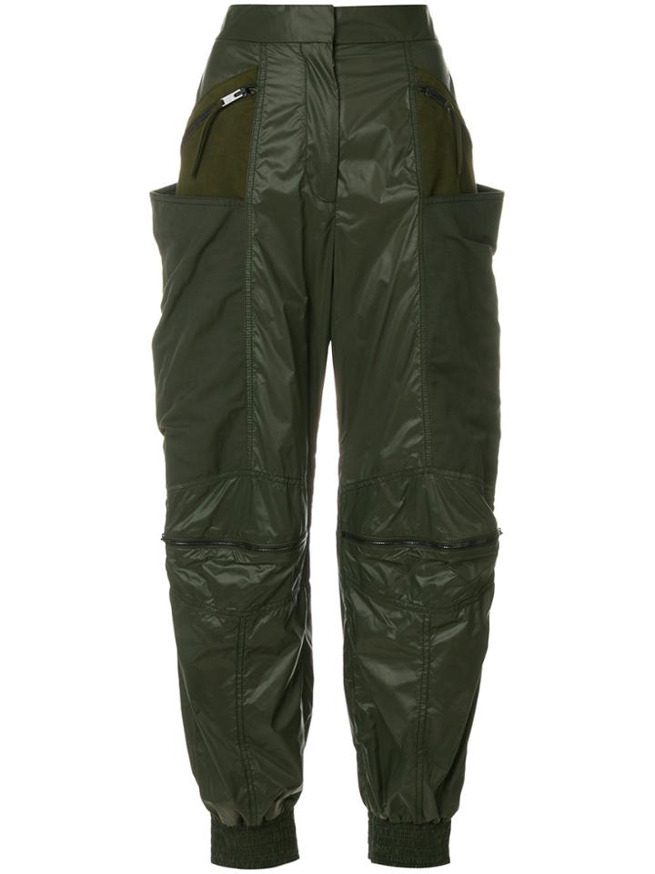 Stella Mccartney Oversized Pocket Combat Trousers - Green