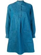 A.p.c. Robe Smocking - Blue