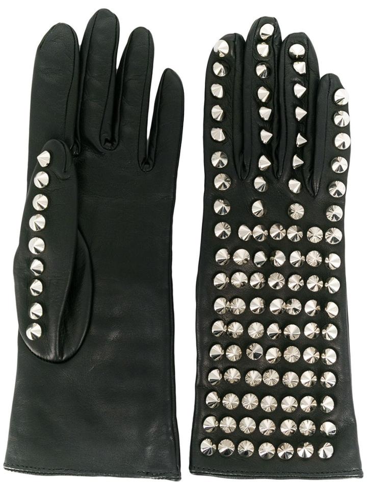 Manokhi Stud-detail Gloves - Black