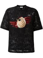 Au Jour Le Jour Appliqué Lace Shortsleeved T-shirt