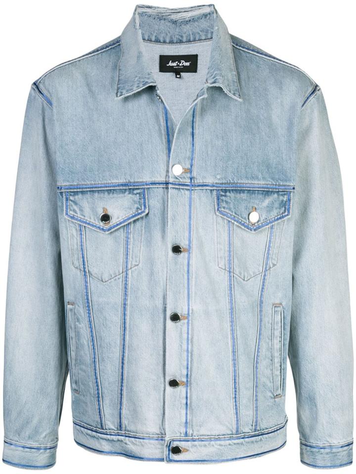 Just Don Regular Trucker Jacket - Blue