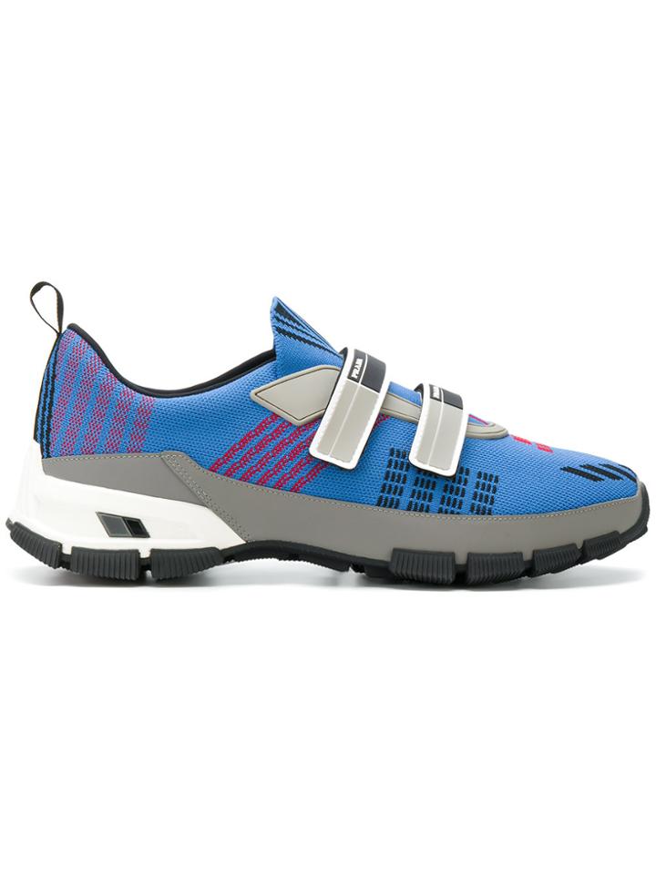 Prada Colour-block Sneakers - Blue