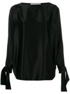 Gianluca Capannolo Tied Sleeves Blouse - Black