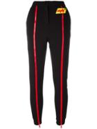 Au Jour Le Jour Front Zip Track Pants, Women's, Size: 42, Black, Cotton/polyester