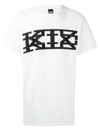 Ktz Logo Print T-shirt, Men's, Size: Xl, White, Cotton