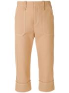 Chloé Fitted Style Trousers - Nude & Neutrals