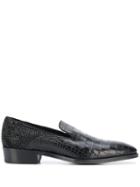Giuseppe Zanotti Rhinestone Embellished Loafers - Black