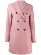 Blanca Double Breasted Coat - Pink