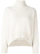 Ermanno Scervino Ribbed Cropped Jumper, Women's, Size: 42, Nude/neutrals, Cashmere/wool