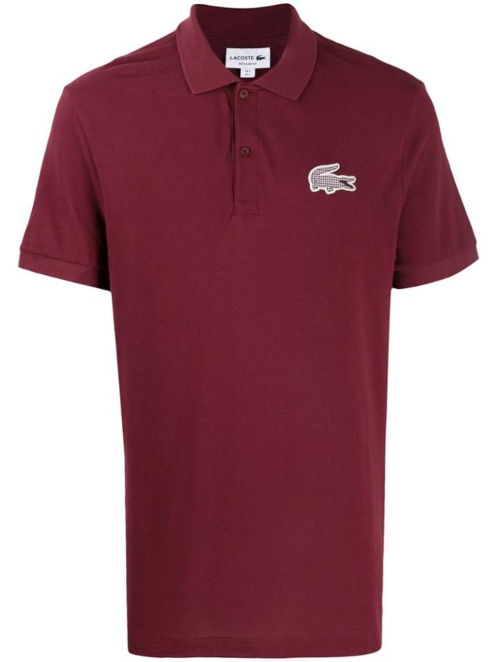 Lacoste Logo Detail Polo Shirt - Red