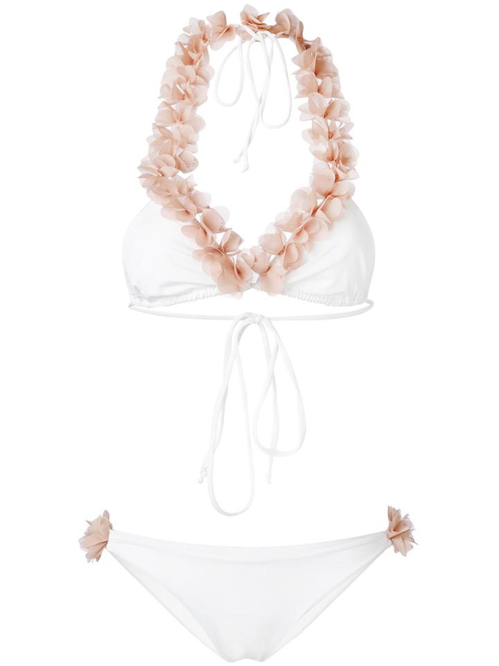 Jamila Bikini - Women - Polyamide/spandex/elastane - S, White, Polyamide/spandex/elastane, La Reveche