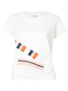 Coohem Embroidered Patch T-shirt - White