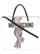 Moschino Rat-a-porter Shoulder Bag - White