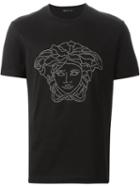 Versace Medusa T-shirt, Men's, Size: M, Black, Cotton