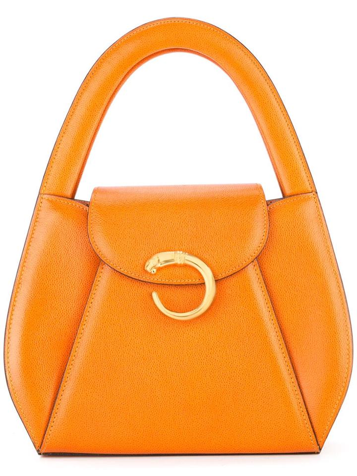 Cartier Vintage Panther Hand Bag - Brown