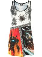 Fausto Puglisi Mix Print Tank Top, Women's, Size: 40, Polyamide/spandex/elastane