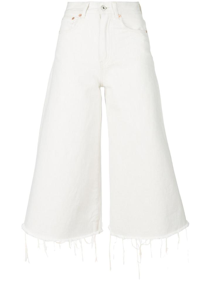 Off-white Cropped Trousers