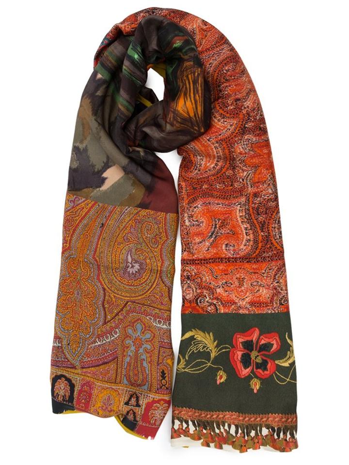Pierre-louis Mascia Mixed Print Scarf