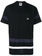 Les Hommes Urban Colour-block T-shirt - Black