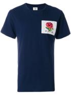 Kent & Curwen Rose Patch T-shirt - Blue