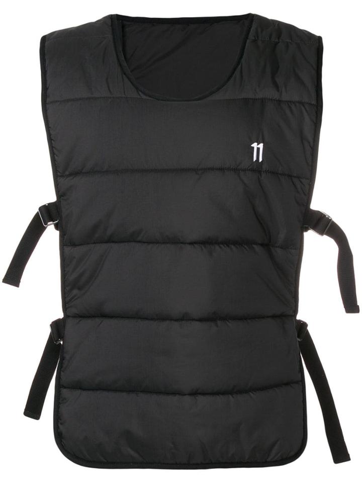 11 By Boris Bidjan Saberi Logo Bib Gilet - Black
