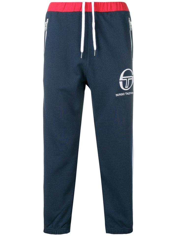 Sergio Tacchini Contrast Panel Track Trousers - Blue