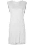 Kacey Devlin Back Cut-out Dress - Grey