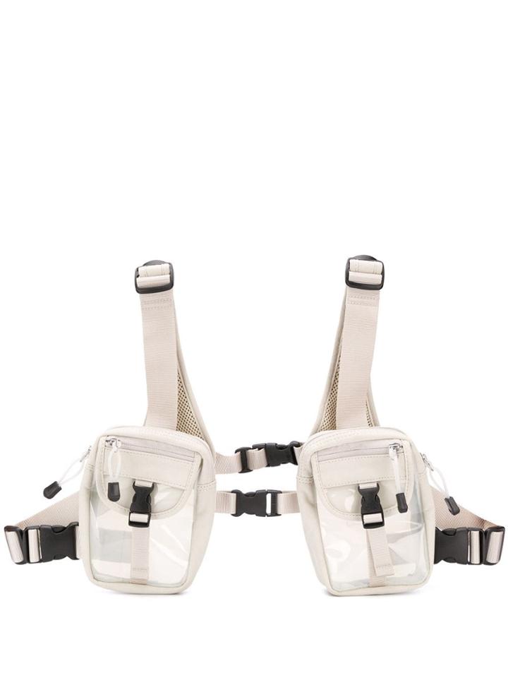 Nana-nana Buckled Belt Bag - Neutrals