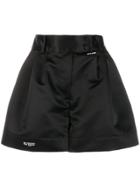 Styland Wide Tailored Shorts - Black