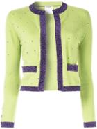 Chanel Pre-owned Long Sleeve Cardigan - Green