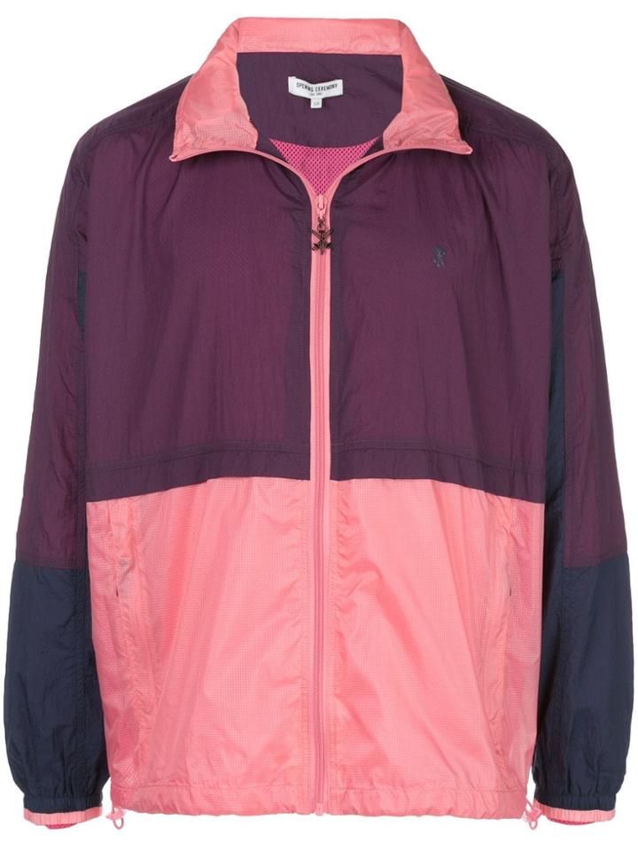 Opening Ceremony Colourblock Jacket - Purple
