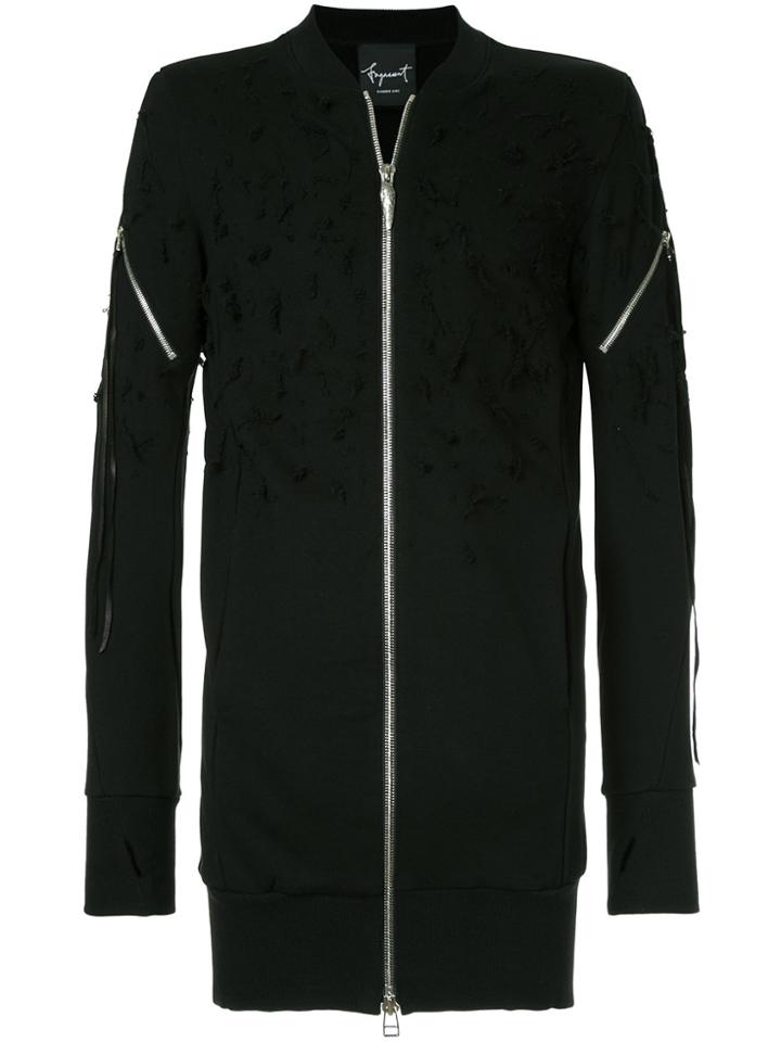 Fagassent Zipped Sweatshirt - Black