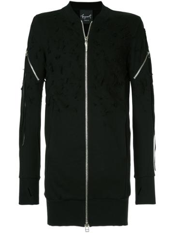 Fagassent Zipped Sweatshirt - Black