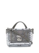 Zanellato Embroidered Perspex Box Bag - Grey