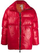 Khrisjoy Loose-fit Padded Coat - Red
