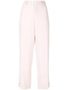 Chloé Cropped Tailored Trousers - Pink