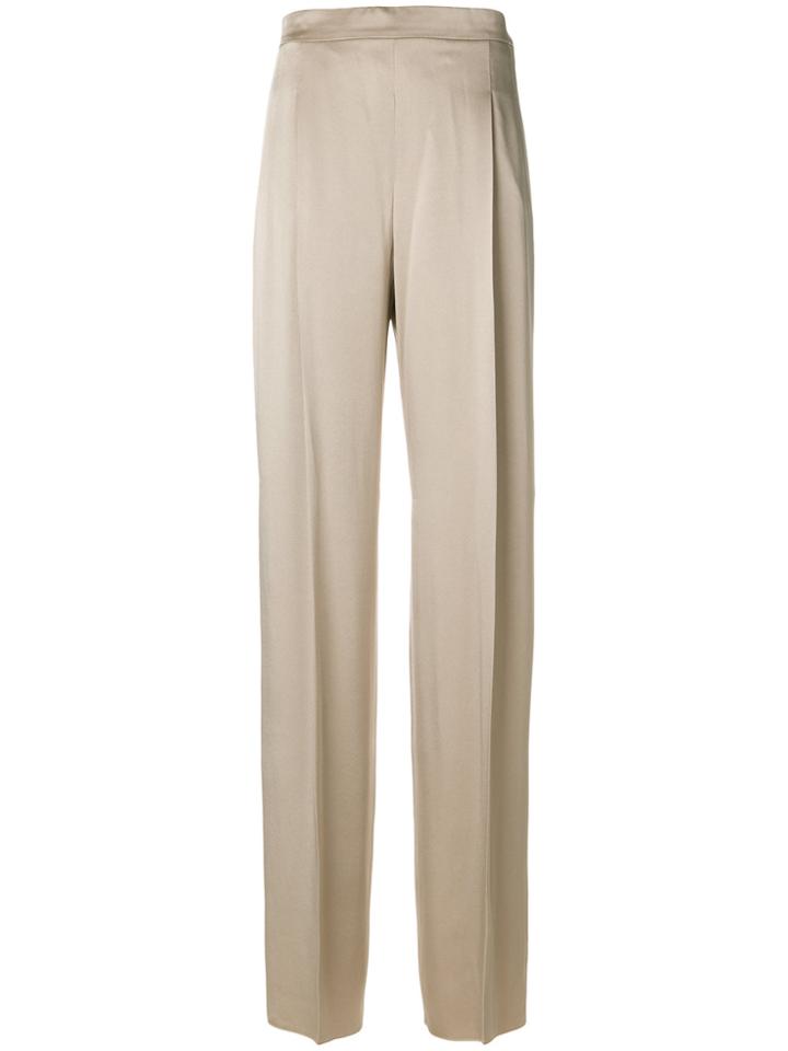 Max Mara Flared Tailored Trousers - Nude & Neutrals