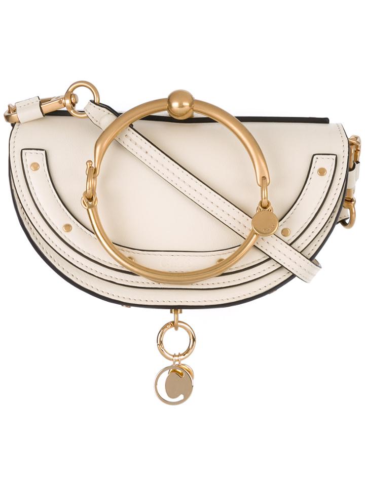 Chloé Nile Minaudière Bracelet Bag - Nude & Neutrals