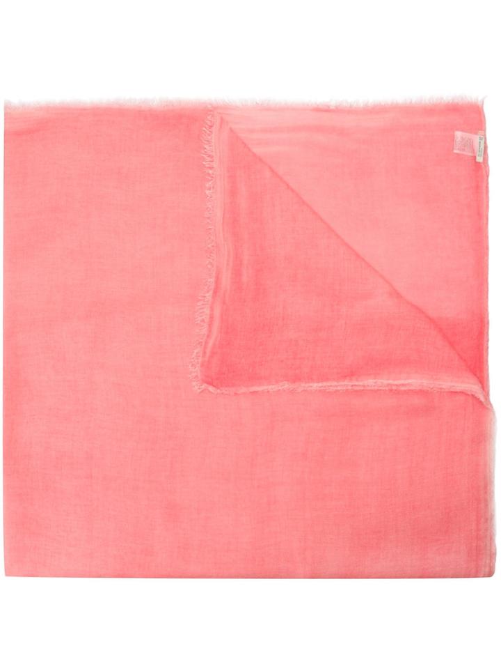Faliero Sarti Raw Trim Scarf - Pink