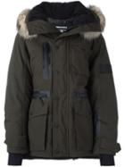 Dsquared2 Ski Fur Trim Parka, Women's, Size: 40, Polyamide/polyester/racoon Fur