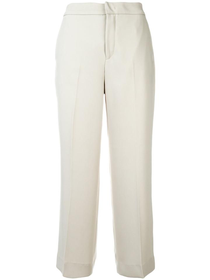 Pt01 Loose Tailored Trousers - Brown