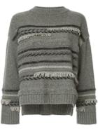 Coohem Tweed Knit Jumper - Grey