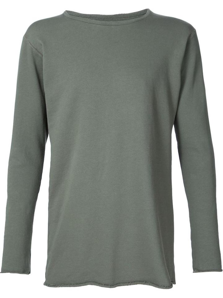 Greg Lauren Long Sleeve Fleece T-shirt