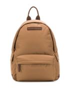 Brunello Cucinelli Logo Zipped Backpack - Brown