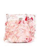Miss Blumarine Tiered Floral Shoulder Bag, Girl's, Pink/purple