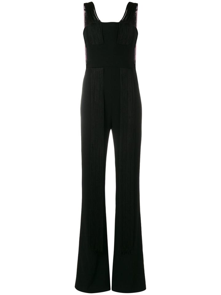 Galvan Tassel Detail Jumpsuit - Black