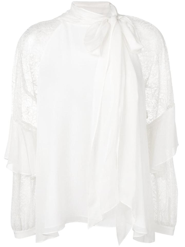 Dvf Diane Von Furstenberg Mariella Chiffon Blouse - White